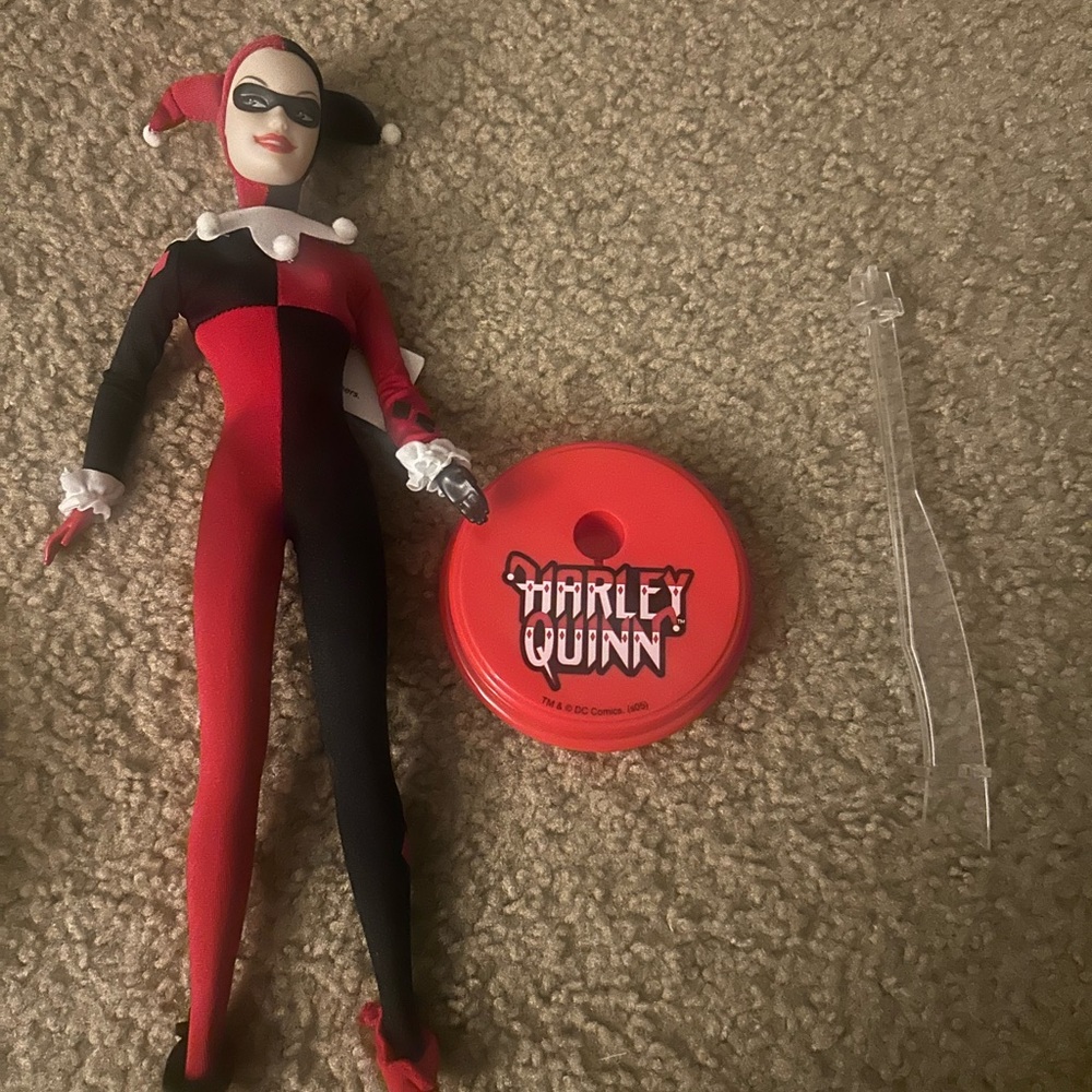 DC Harley Quinn Collector Doll in Red and Black